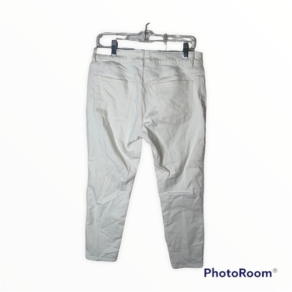 DL 1961 x REVOLVE Florence Instasculpt Cropped Jean in Milk White Size 31 - Picture 7 of 9